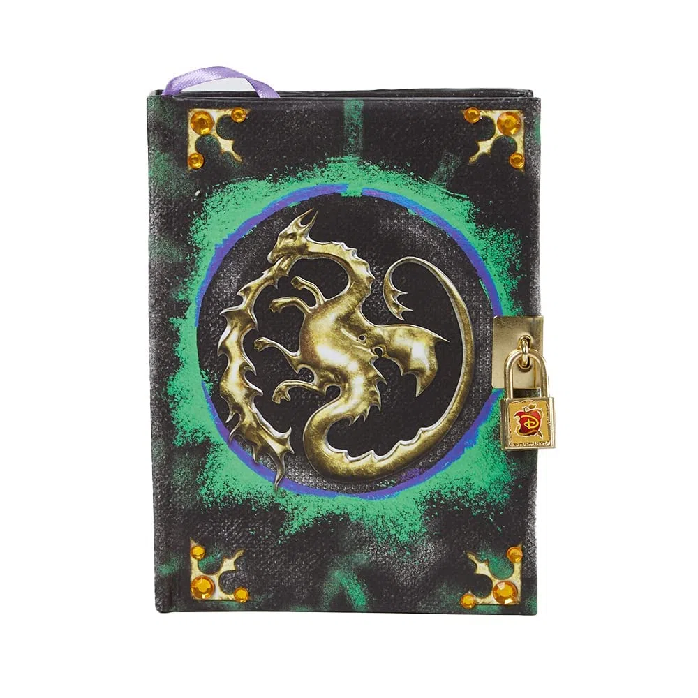 Innovative Designs Disney Mal's Diary Descendants 3 Journal Notebook avec serrure secrète et clé