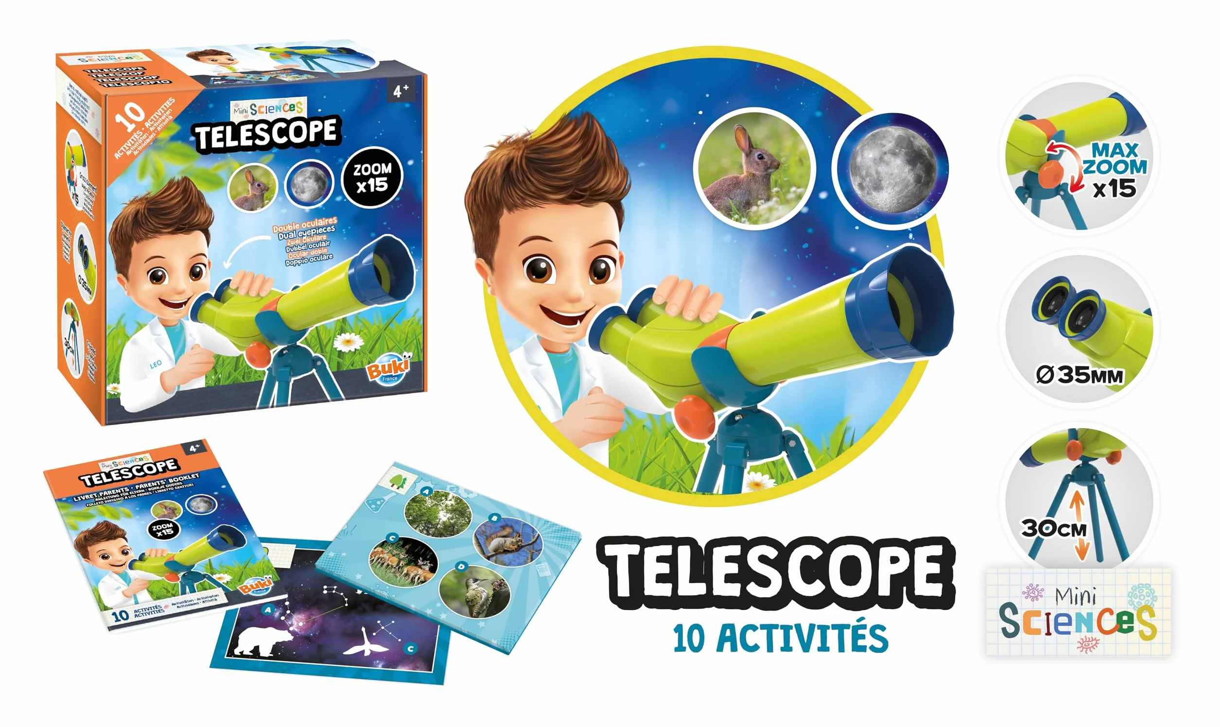 Buki - 9004 - Mini sciences - télescope