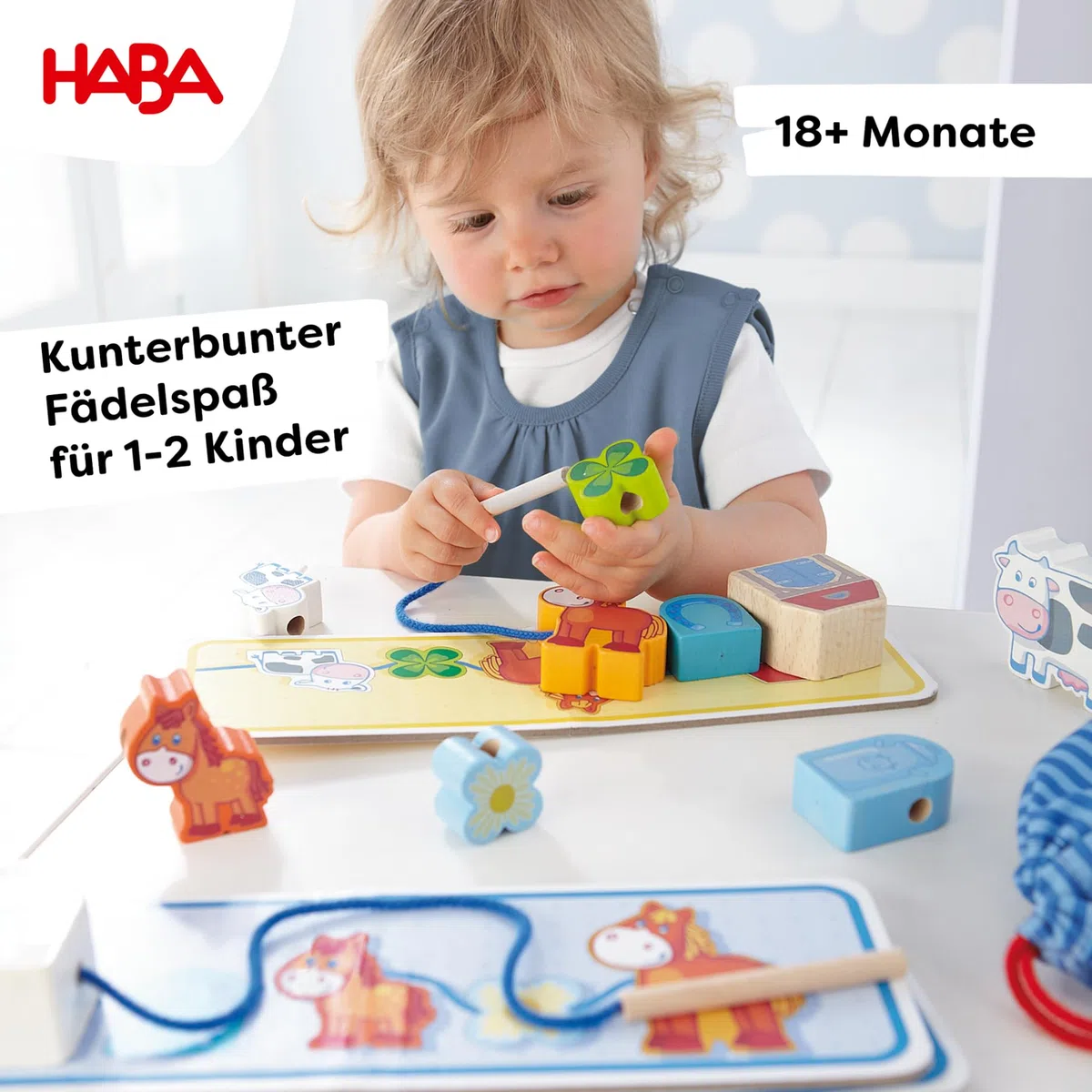 Haba Fädelspiel Auf dem Land