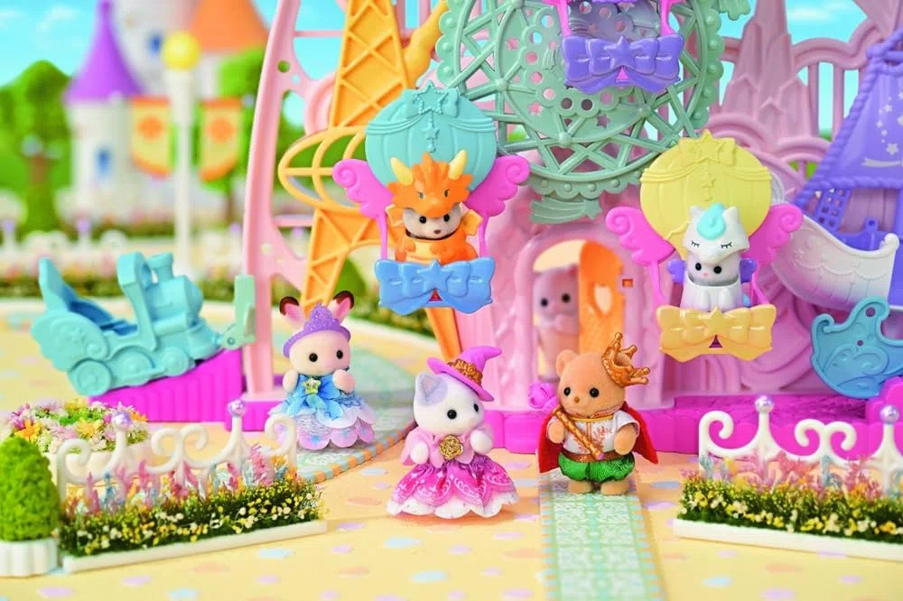 Sylvanian Families - Les Amis des Contes de fées - Set 4 Figurines - Plongez dans l'univers de la Famille Sylvanian - Figurines Animaux Miniatures - Jouet Enfant 3 Ans et + - 5842