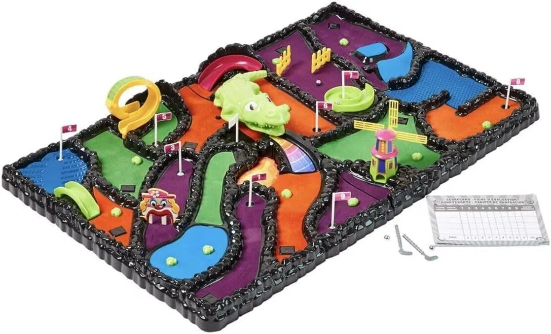 #winning Mini-golf électronique Arcade - Plaisir d'intérieur avec accessoires et clubs