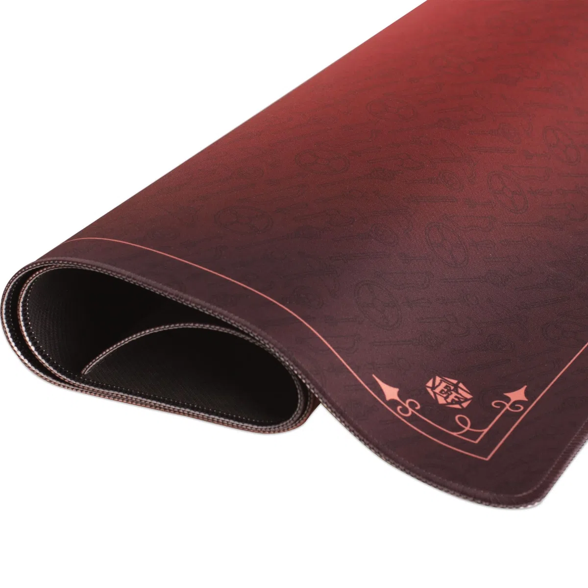 Epic Forge -Tapis de Jeu Neoprene 90 x 70 cm Dragon Rouge Grenat