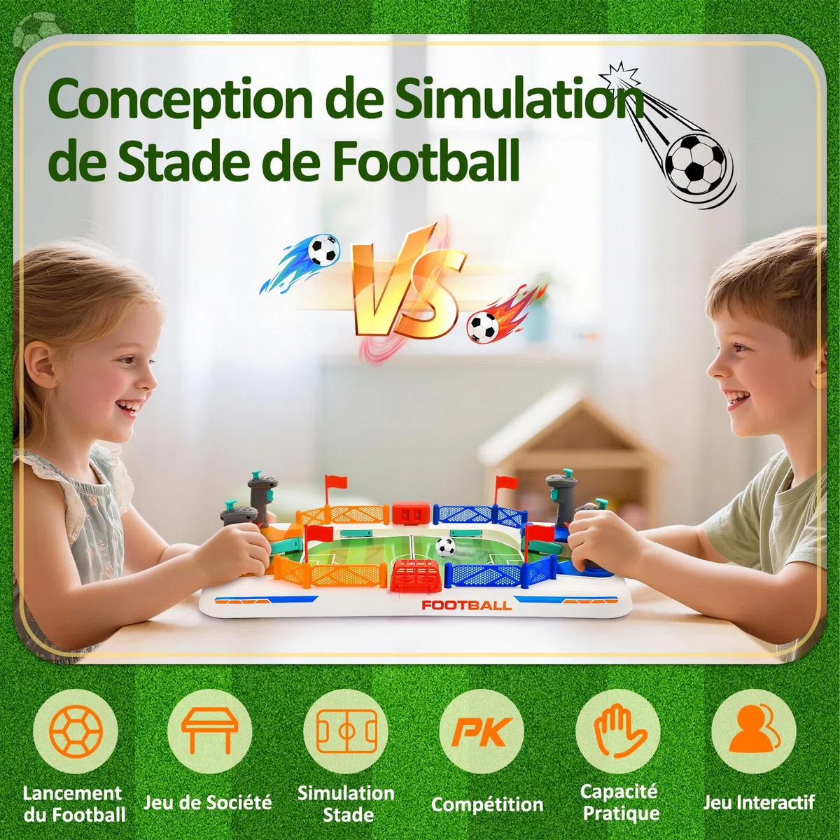 Mini Baby Foot Enfant Adulte - Jeux de Société pour Enfants
