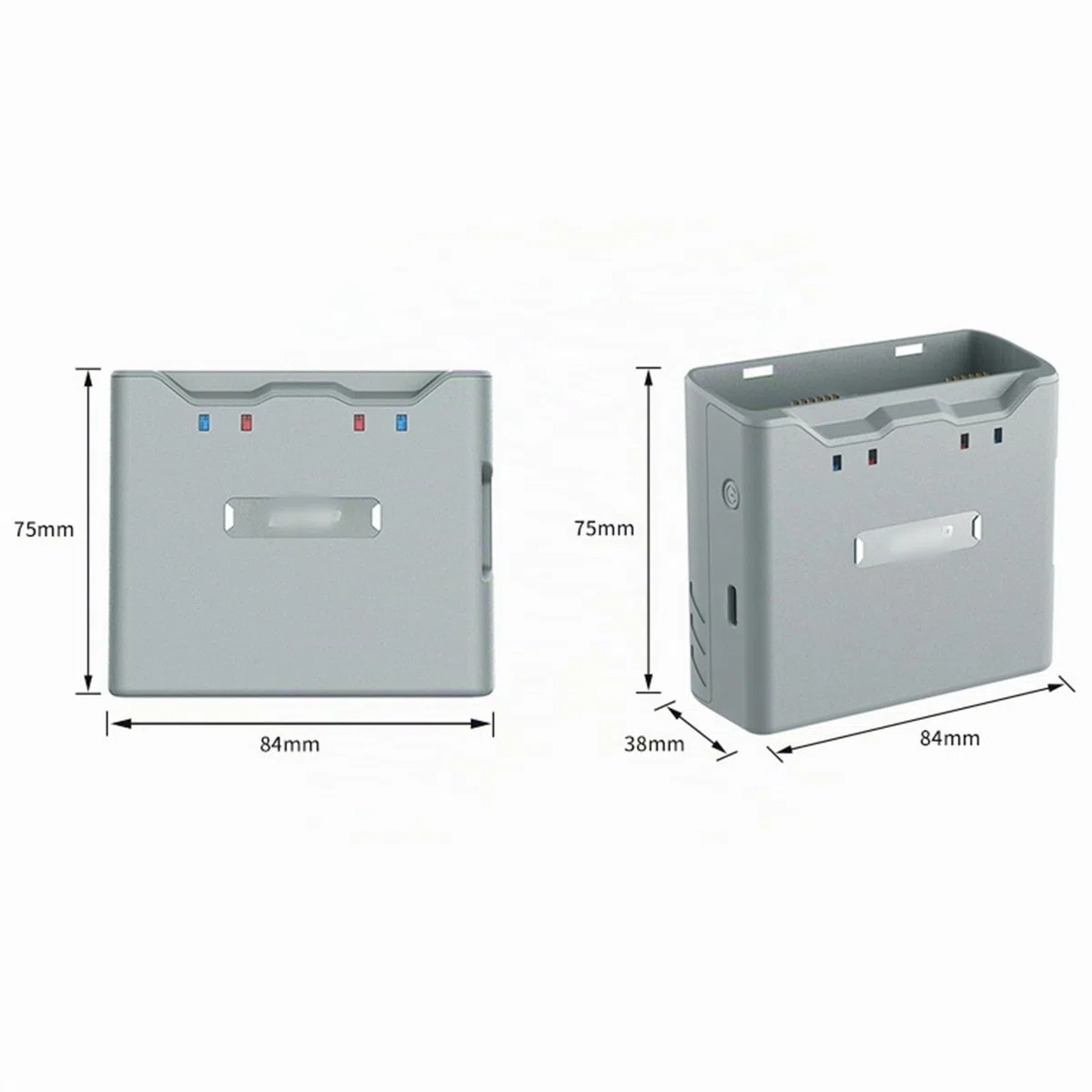 Chargeur de batterie pour DJI Mini 2/Mini 4K Hub de charge de batterie bidirectionnel (gris)