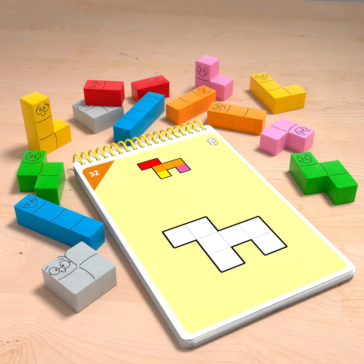 HABA 306820 - Logic! Games - Gusi & Co, Jeu Enfant en Solitaire de Logique, Autocorrecteur - Plus de 5 Ans