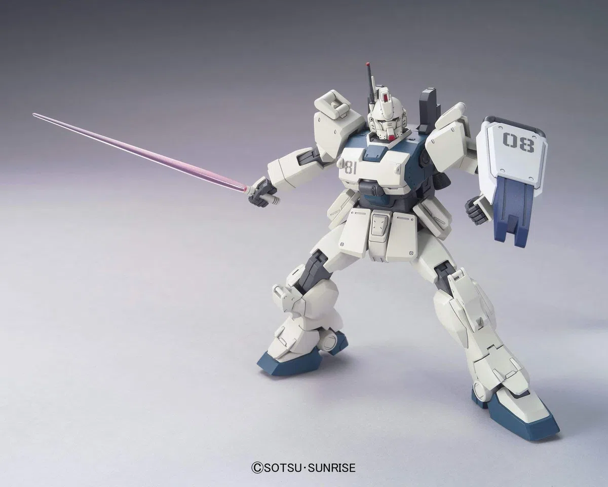 Bandai Hobby - Gundam 08th MS Team - #155 Gundam Ez8, HGUC, Noir