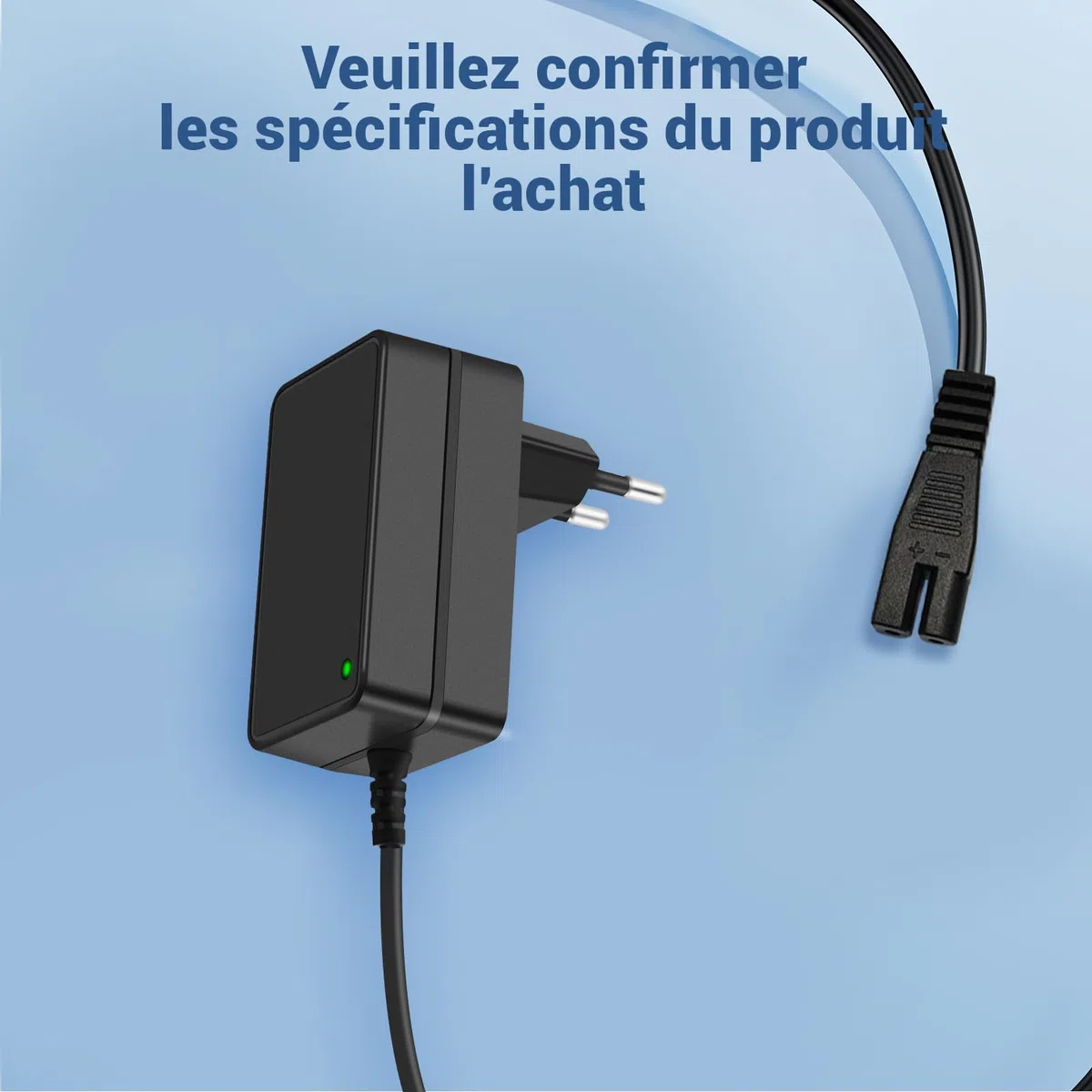 16.8V Rechargeur adapté pour Aiper Scuba S1 Robot de Piscine Compatible avec Aiper Scuba S1 E1 14.4V Batterie Li-Ione Batterie sans Fil Aspirateur de Piscine Adaptateur