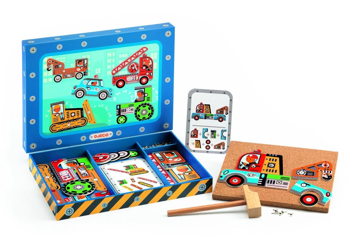 Djeco DJ06641 Tap Tap Jeu de bricolage sur véhicules