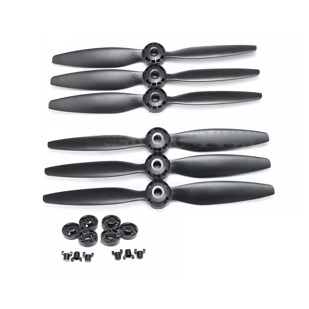 Lot de 6 pales d'hélice A B CWX3 CCWX3 Accessoire pour Yuneec Typhoon H 480 23 cm