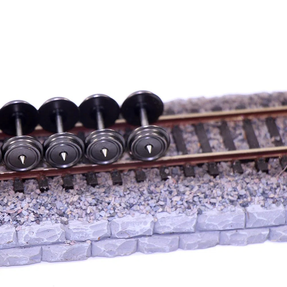 Evemodel Lot de 12 roulements à aiguilles DC-DC 36" en métal pour modélisme voie H0