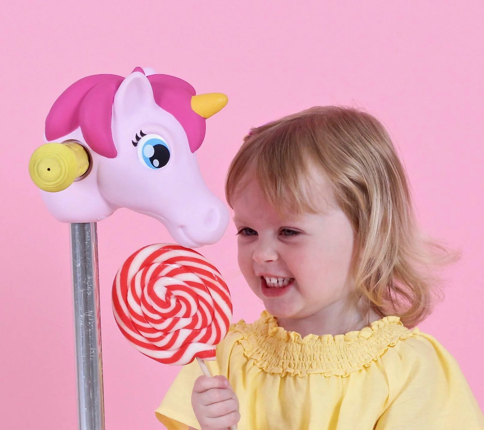 MELY MARMELADE Scootaheadz - Tête de trotinette Licorne Rose Clair