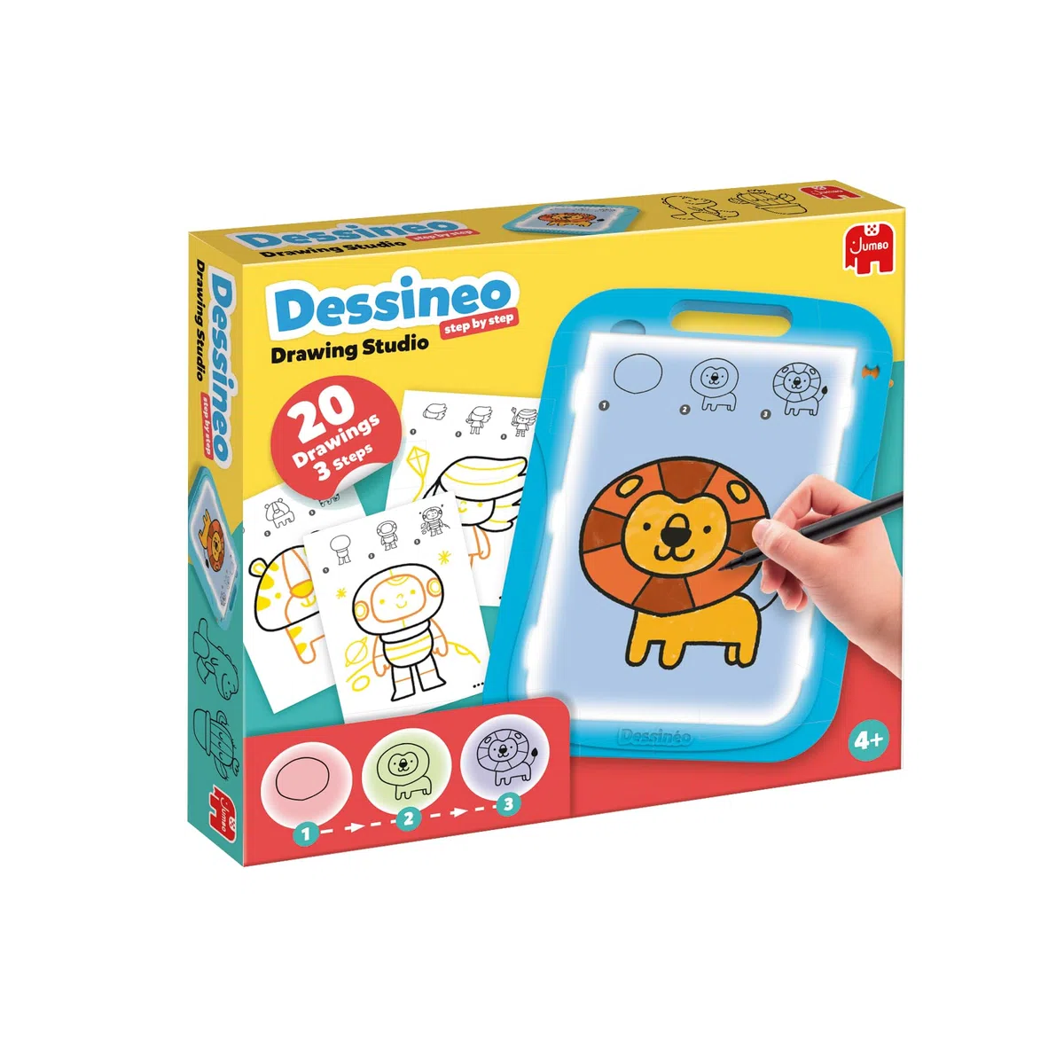 Diset Dessineo Draw Studio Plateforme éducative pour Apprendre à Dessiner, à partir de 4 Ans