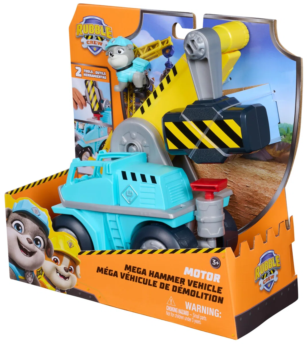 Ruben & Compagnie - Véhicule Démolition Molly - Voiture Figurine Pat Patrouille À Collectionner - Dessin Animé Aventures Constructions - Pat Patrouille Jouet - Voiture Enfant - Jouet Enfant 3 Ans Et +