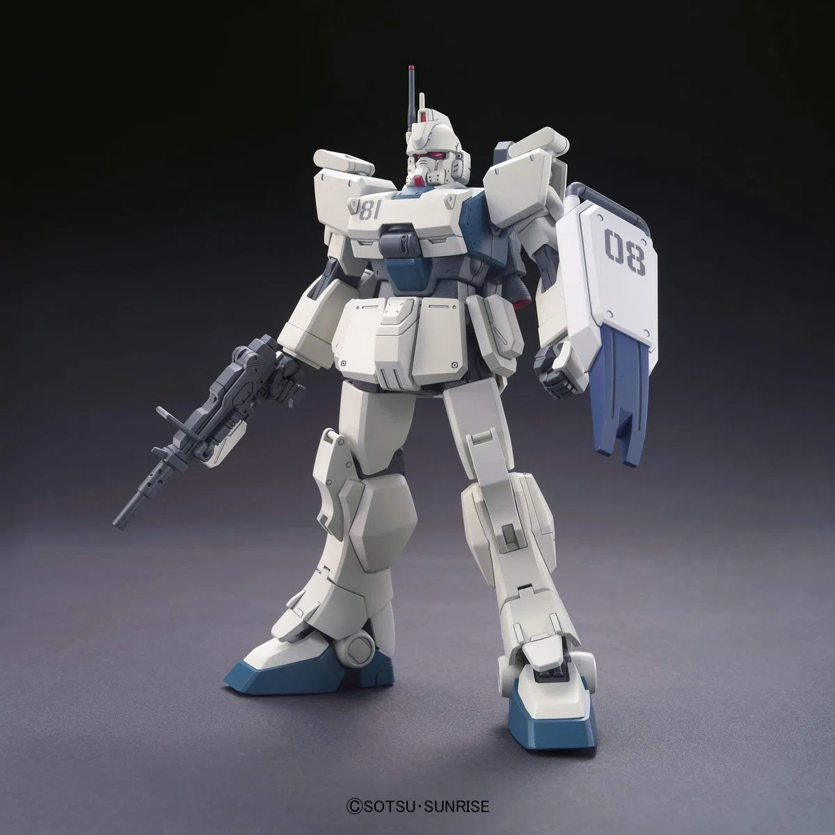 Bandai Hobby - Gundam 08th MS Team - #155 Gundam Ez8, HGUC, Noir