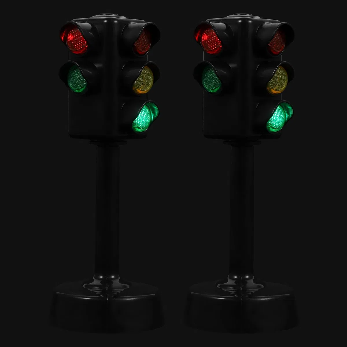 2 Pcs Feu de Jouet Drôle Portable de Signalisation Jouets Modèle de Trafic Jouets Éducation Précoce Jouet pour Chambres d'enfants Soirées à Thème
