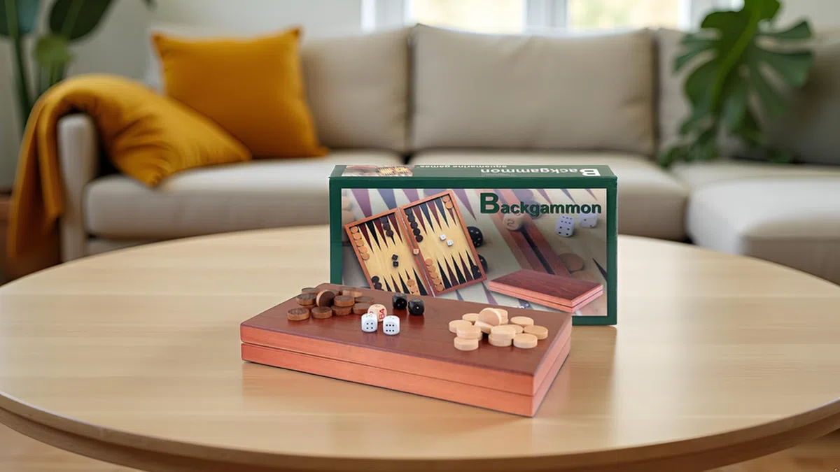 Aquamarine Games Backgammon de Voyage FSC100% (Compudid SG1019)