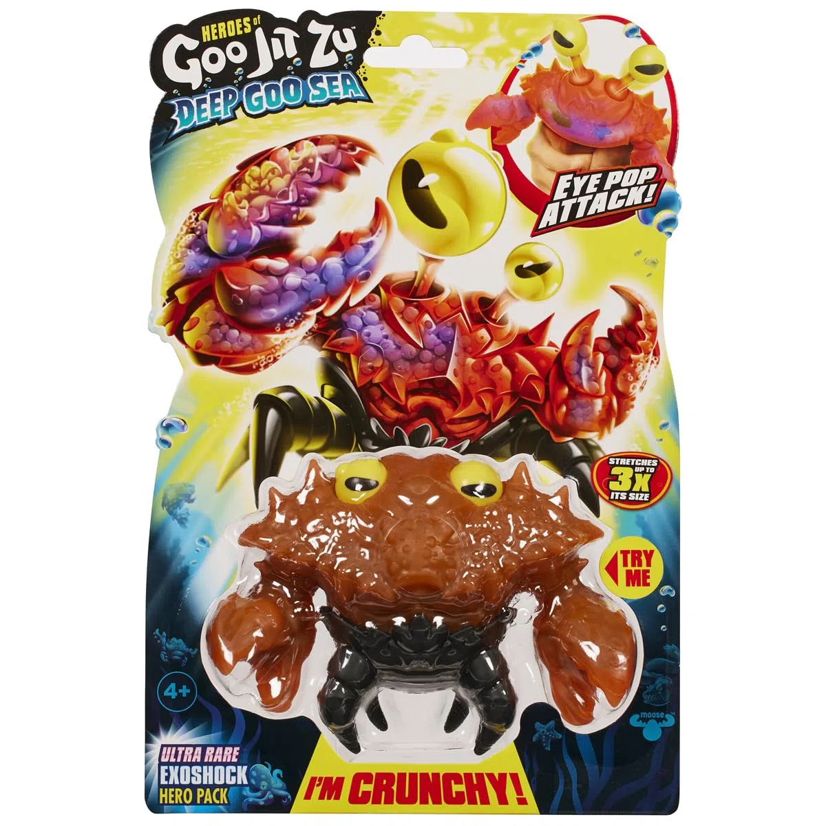 Heroes of Goo Jit Zu Deep Goo Sea Ultra Rare Exoshock Figurine