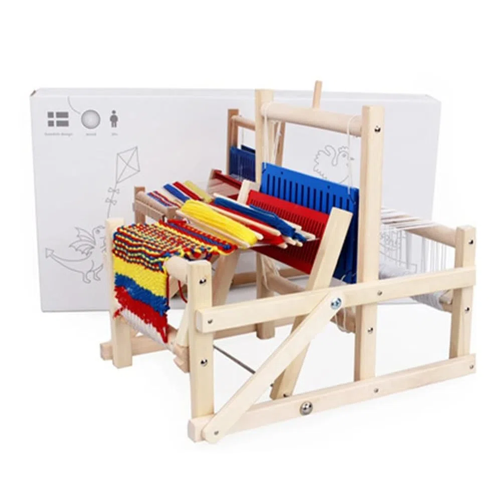 Kit de métier à Tisser pour Adultes débutants, Machine à Tisser à la Main, Multi-Artisanat en Bois, Grand métier à Tisser à Tricoter, Ensemble tissé tricoté à la Main