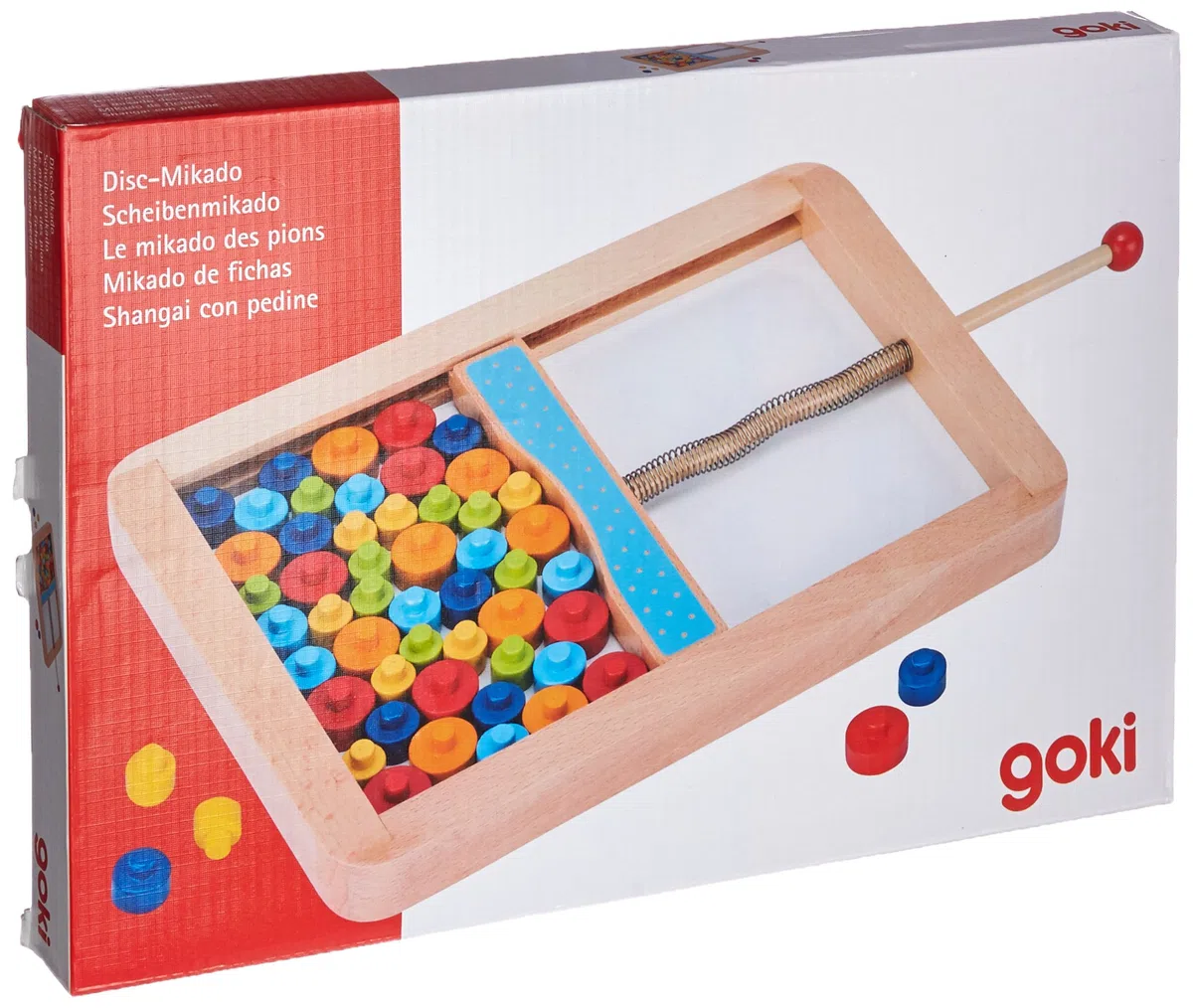 Goki- Jeu Disque Mikado, 56679, Mixte