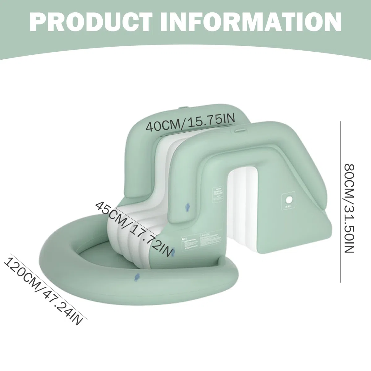 Toboggan Gonflable pour Piscine, sûr et Amusant, Mignon, en PVC épais, Anti-retournement, pour Enfants, extérieur, intérieur, Jardin
