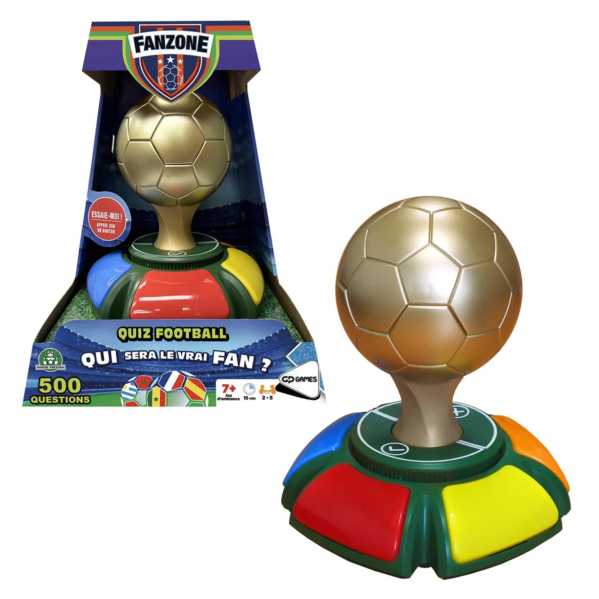 (VF), Jeu de Quiz Football, 500 Questions, 7+, FAE00