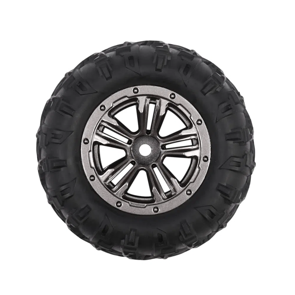 Lot de 4 pneus de 80 mm pour Xinlehong Q901 Q902 Q903 9130 9136 9137 9138 1/16 RC Car Upgrade pièces, 1