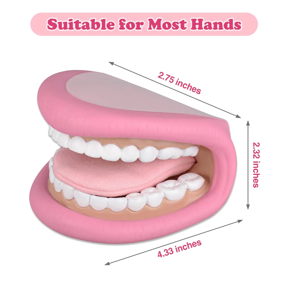 Ultrassist Modèle dentaire, Pour apprendre aux enfants à se brosser les dents, Poupée à gants bucco-dentaires adaptée à l'enseignement des soins bucco-dentaires, Avec une brosse à dents