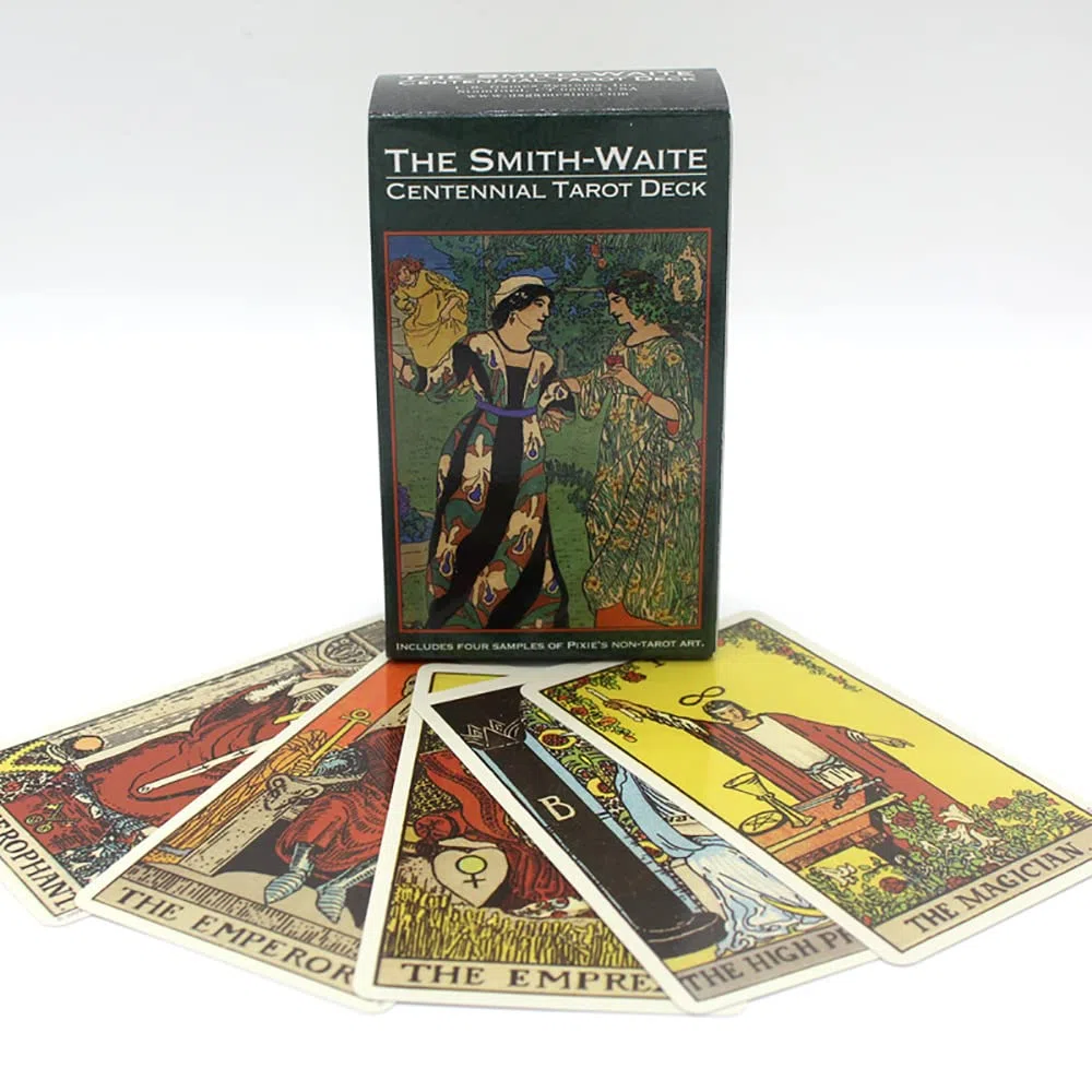 Jeu de Tarot Rider Waite Classique – 78 Cartes Divinatoires – pour Débutants ou Passionnés – Tarot pour Voyance, Pratique Ésotérique, Développement Personnel, Cadeau