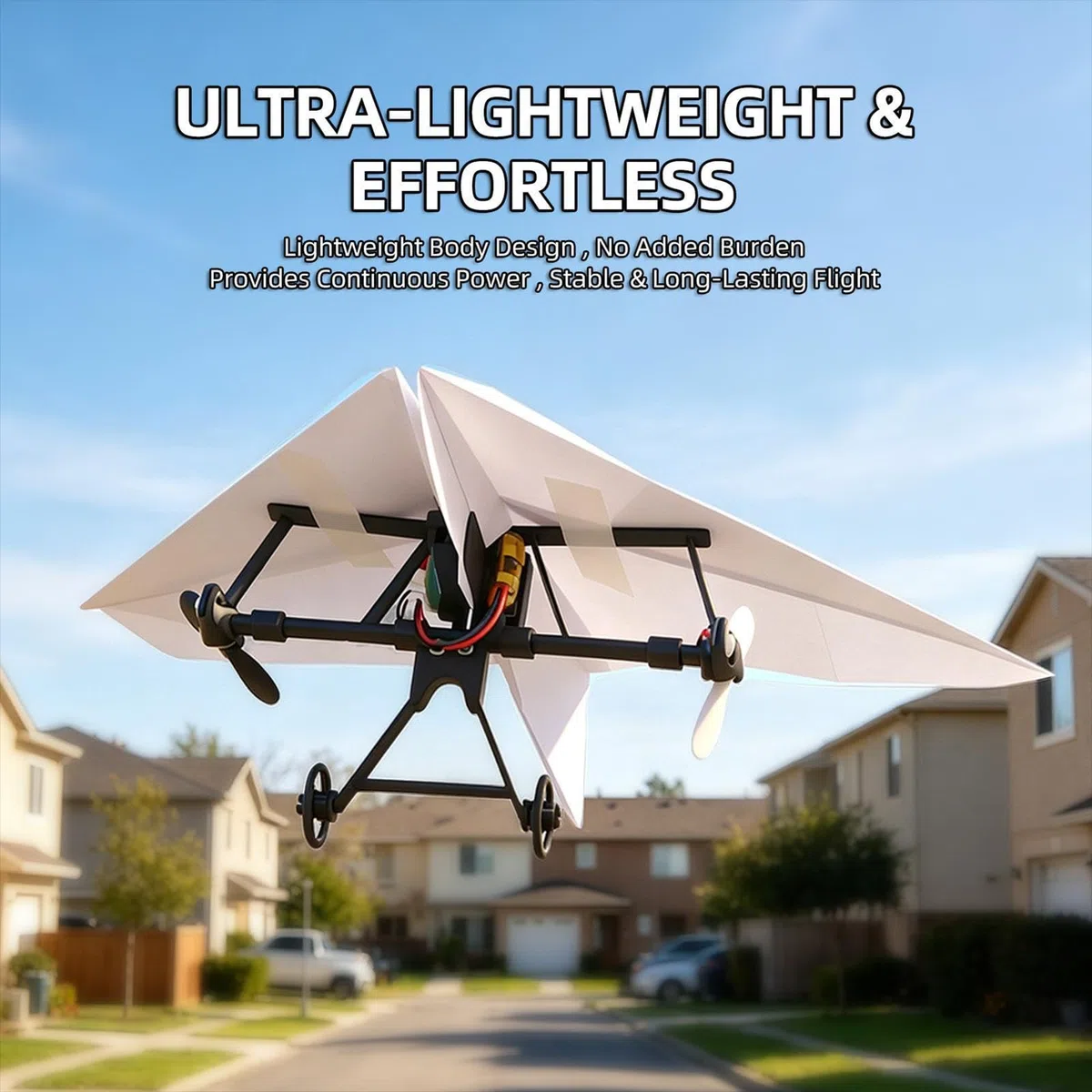 RC Paper Airplane Kit, DIY Electric Remote Control Aircraft Toy Set, 11x7cm Lightweight Foam Glider Plane For Boys Girls Backyard Park Beach Camping School Birthday Holiday Garden Lawn Flying Fun