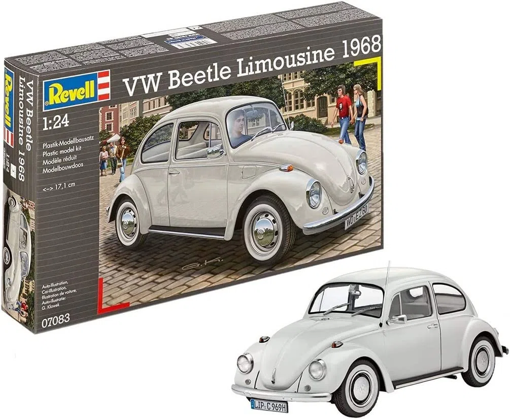 Revell - 07083 - Maquette - Voiture - Coccinelle - Vw 1500/limousine, Gris