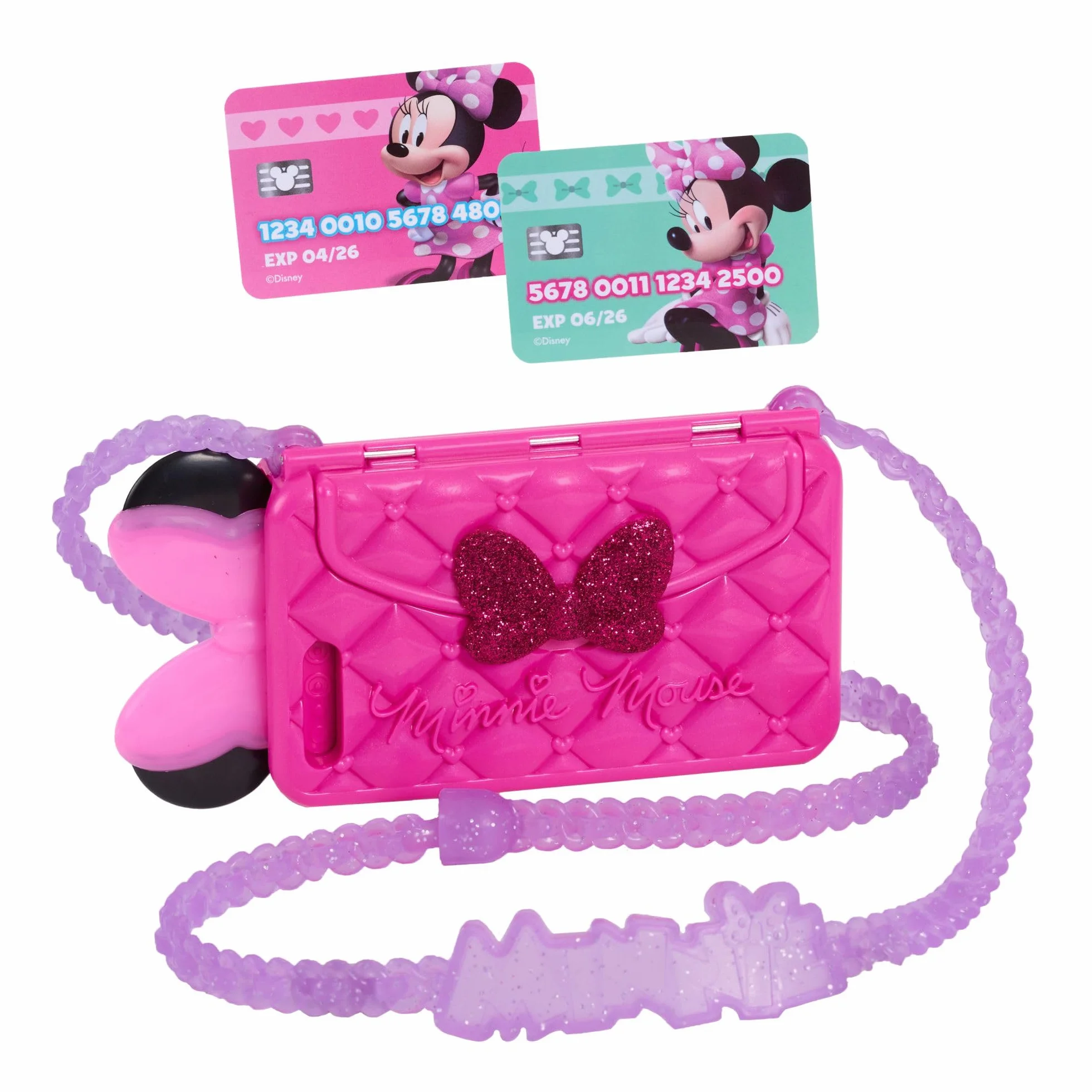 Just Play Coffret téléphone Portable Minnie Mouse Disney Junior, Effets sonores et Lumineux, Jouet pour Enfants de 3 Ans et Plus, 19.05