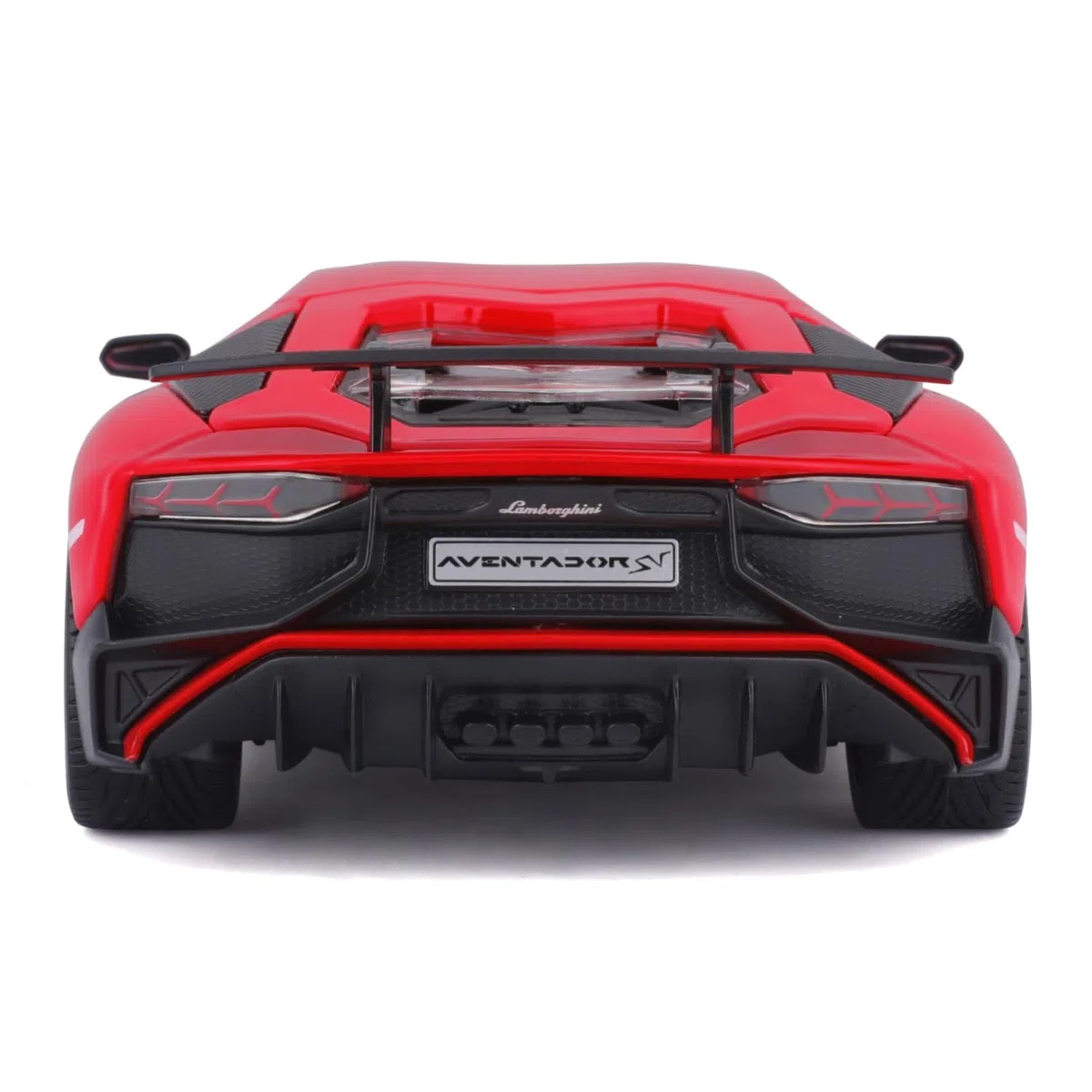 Bburago | Lamborghini Aventador LP 750-4 SV | Reproduction de Voiture Miniature à échelle 1/24 | Rouge | Jouet pour Enfant à Collectionner | B18-21079