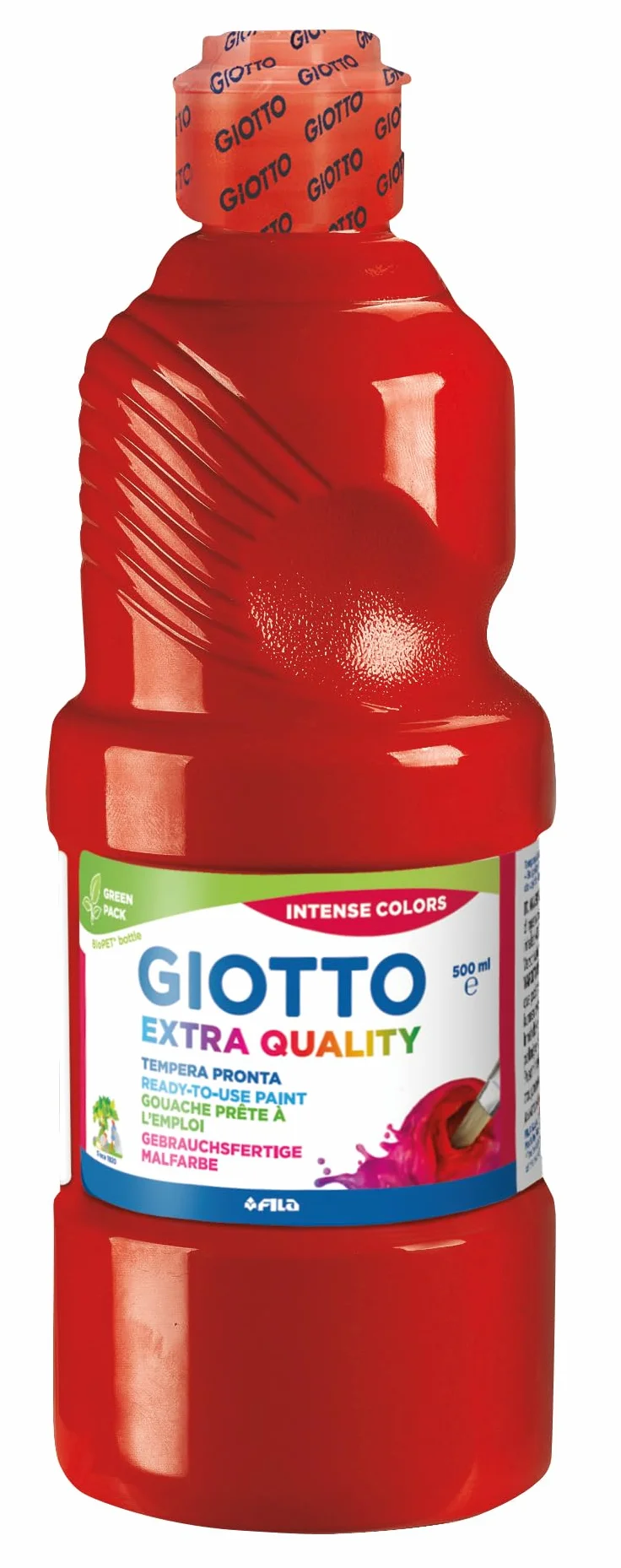 Giotto 533200 Lot de 6 flacons de Peinture 500 ML
