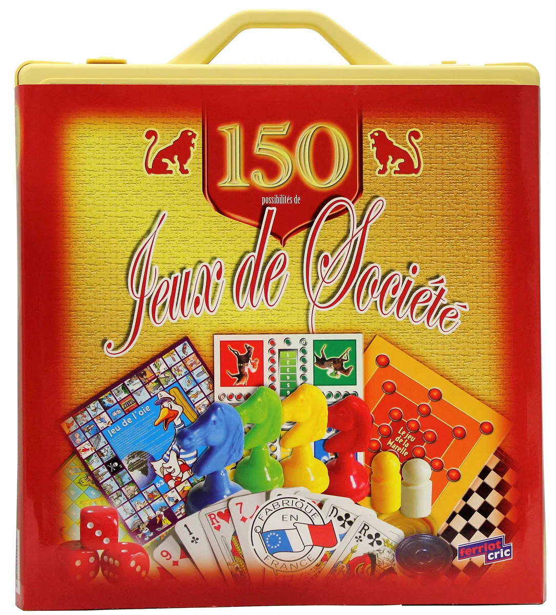 Ferriot Cric - 1523 - Mallette - 150 Jeux - Rouge