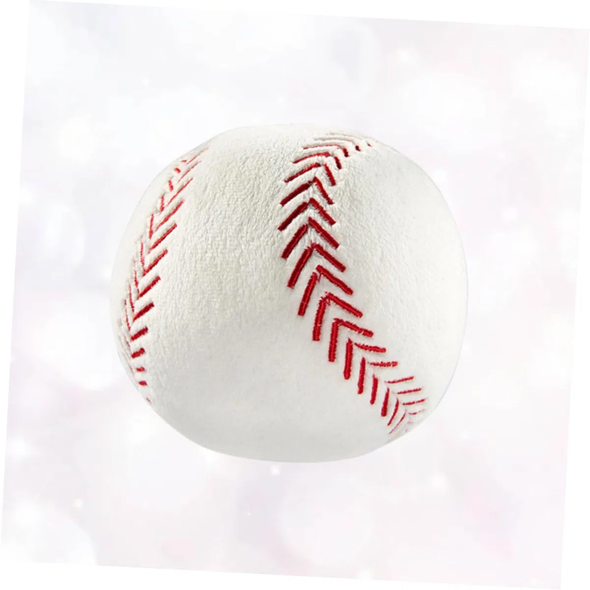 TOYANDONA Balle de Baseball Peluche pour Garçon Fille Jouet de Sport Créatif Cadeau pour Fête Anniversaire Blanche