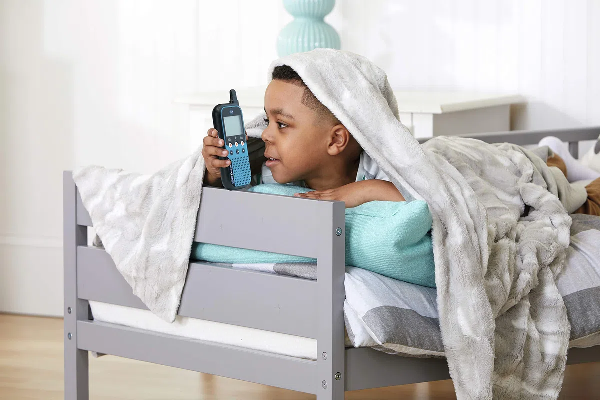 VTech - KidiTalkie, Talkie-Walkie Enfants, Jouet électronique éducatif - Contenu en Français