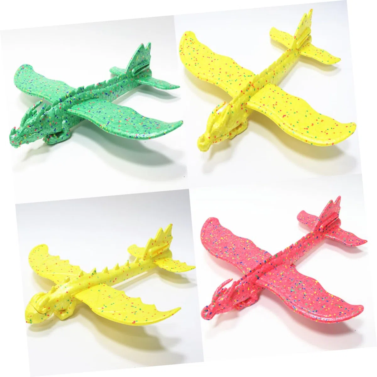 Avions Jouets en Mousse Epp Résistants aux Chocs et Légers Lot de 3 à Lancer la Main et Vol Plané Amusant Couleur Aléatoire pour Jeux en Extérieur