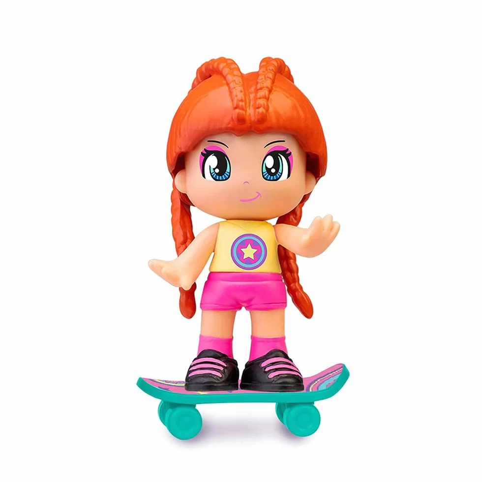 Famosa -Pinypon Let's Go-Skateboard et Patins (PNY30000)