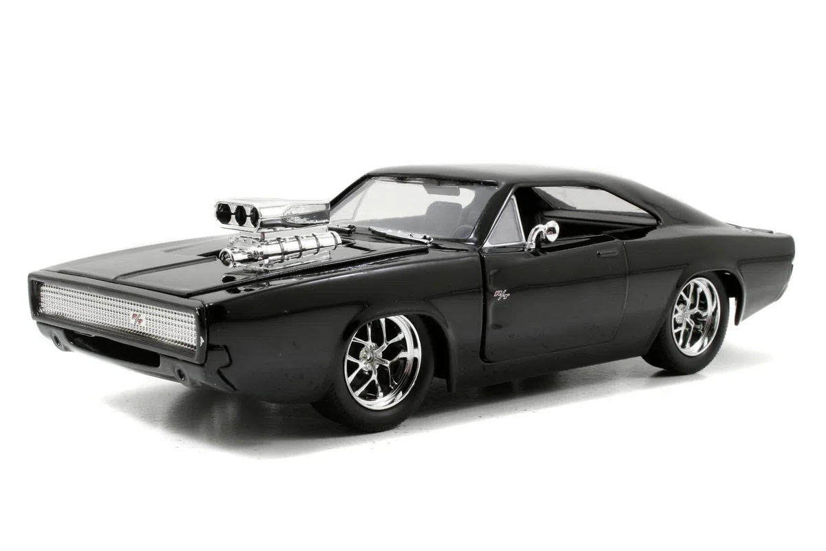 Jada Toys - 97059bk - Véhicule Miniature - Modèle À L'échelle - Dodge Charger R/t - Fast and Furious 7 - Echelle 1/24