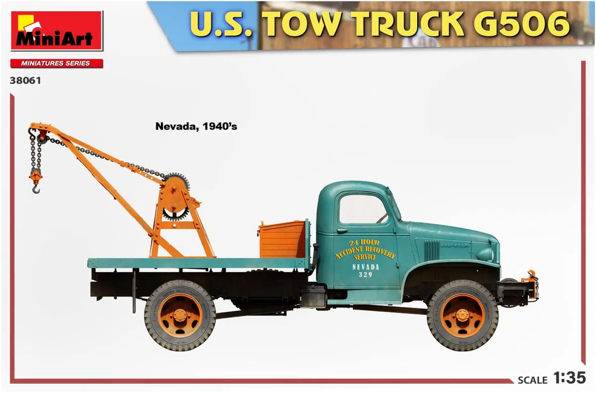 MiniArt MIN38061 1:35 : Camion de remorquage américain G506