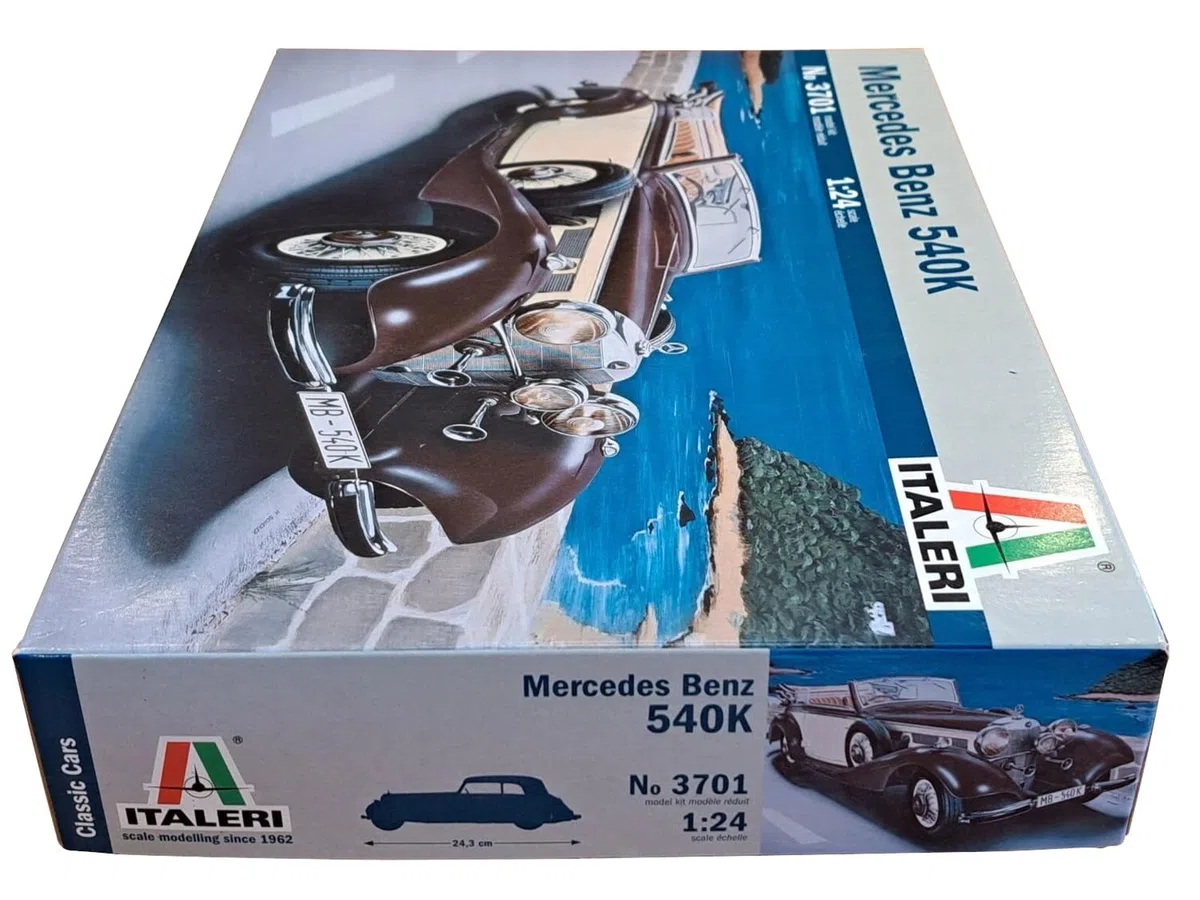 Italeri - I3701 - Maquette - Voiture et Camion - Mercedes 540 K - Echelle 1:24