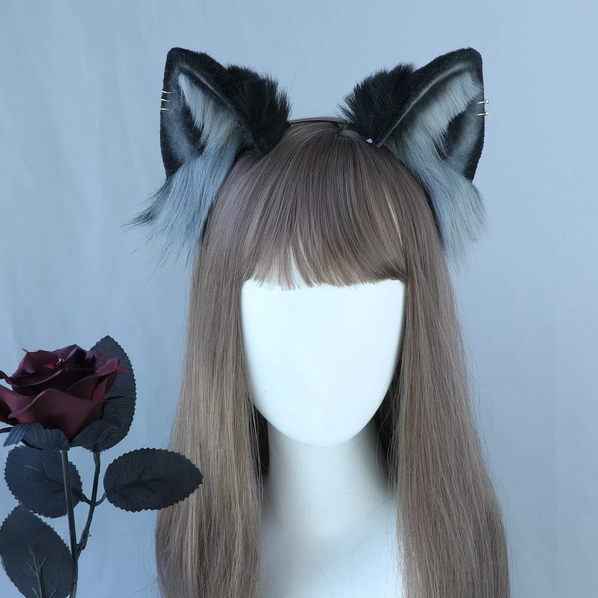 Dodheah Oreilles de Renne Bandeau de Noël Bandeau Oreille de Chat Loup Oreille de Chien Renard Anime Cosplay Adultes