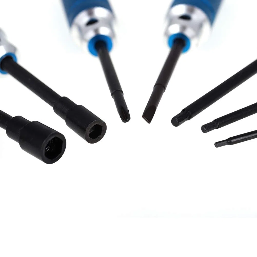 Kit d'outils pour voiture télécommandée, tournevis, bleu