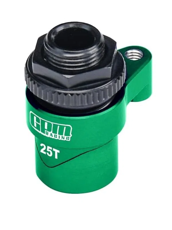 GPM Aluminium 7075 Alloy 25T Servo Saver Set Horn with Built-in Spring for Traxxas 1/16 Mini Maxx 4WD RTR Brushless Monster Truck 107154-1 Upgrades - Green