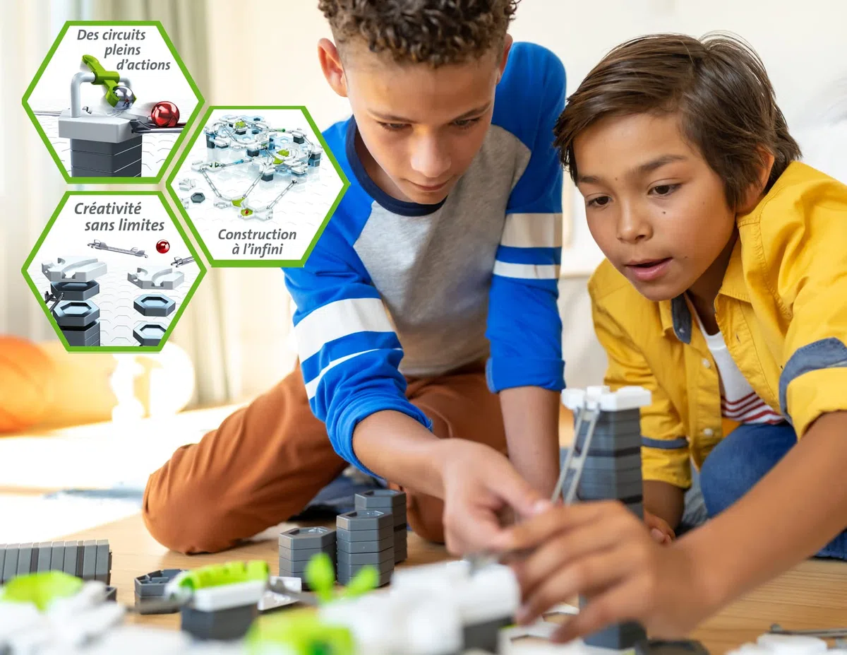 Ravensburger - GraviTrax - Set d'extension Ascenseur 27 pièces - Circuit de Billes - Jeu de Construction créatif - Parcours de Billes à Construire - Dès 8 Ans - Version française - 22419