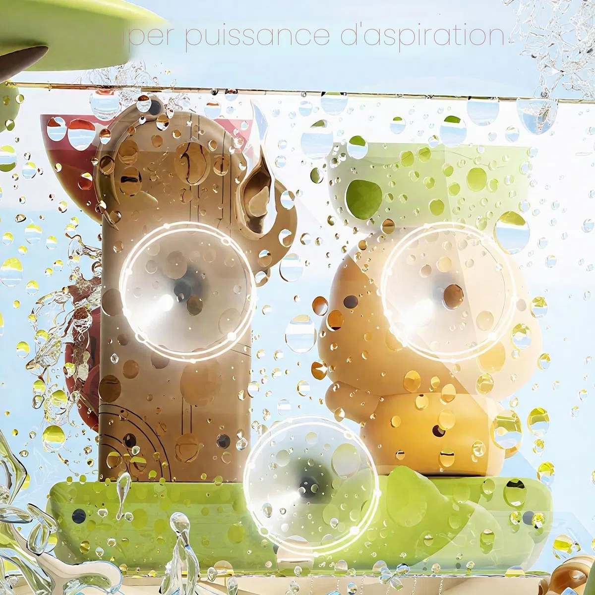 OR OR TU Jouets de Bain pour Bébé, Jouet de Bain Rotatif avec ventouses, Jouet de Bain à remonter, Jouet de Bain pour bébé, Jouet de Douche, Jouet de Natation