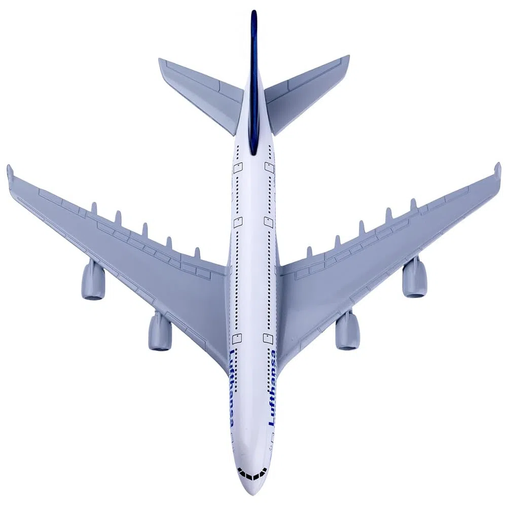 YGCHEN Avion A380 Lufthansa en Alliage - Modèle d'Avion en Métal Échelle 1/400 Diecast Avec Support - Miniature Collection Jouet Modélisme