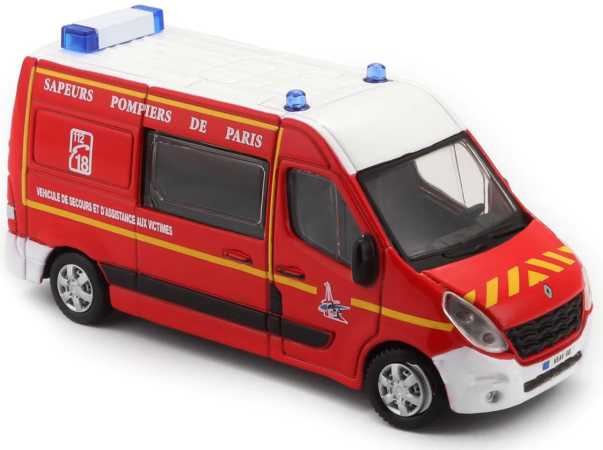 Bburago Maisto France 32008 Renault Master Pompiers - Echelle 1/55