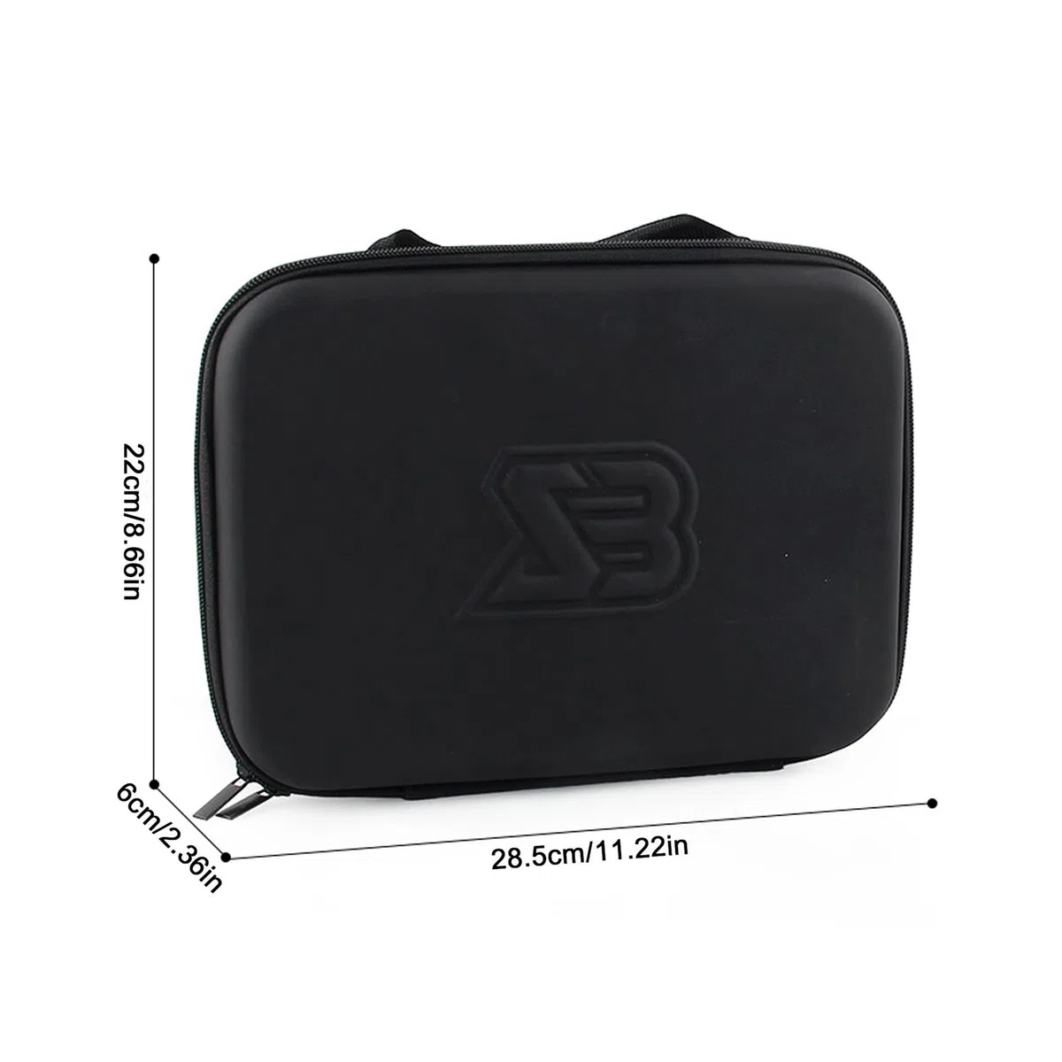Valise à toupie - Ensemble de Combat de toupies, Support de poignées de Lanceur, boîte de Transport renforcée, présentoir de Collection, Compartiment de Jeu pour, Finition Noire de Grande capa