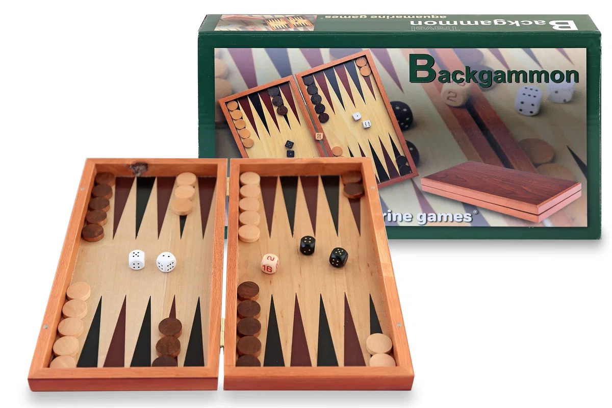 Aquamarine Games Backgammon de Voyage FSC100% (Compudid SG1019)